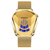 Gold-mesh Gold Reloj de lujo by malltor sold by malltor