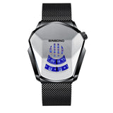 Black-mesh White Reloj de lujo by malltor sold by malltor