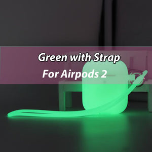 green for airpods 2 Caja luminosa para auriculares by malltor sold by malltor