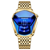 Gold-steel Blue Reloj de lujo by malltor sold by malltor