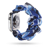 2 blue blue white Bandas scrunchie del Apple Watch by malltor sold by malltor