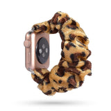 leopard dark yellow Bandas scrunchie del Apple Watch by malltor sold by malltor