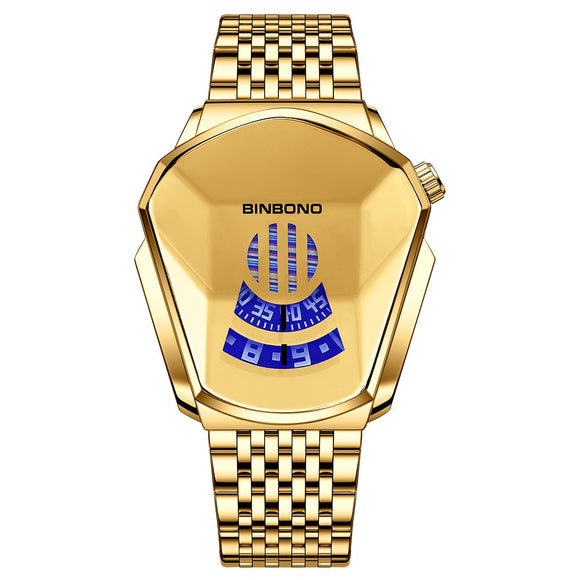 Gold-mesh Gold Reloj de lujo by malltor sold by malltor
