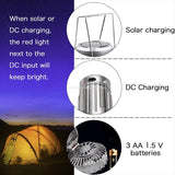 silver-usb cable Linterna LED para acampar by malltor sold by malltor