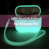 white for airpodspro Caja luminosa para auriculares by malltor sold by malltor