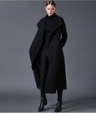 Black Abrigo de lana by malltor sold by malltor