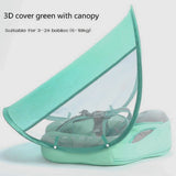 3D shark pink canopy Flotador de natación by malltor sold by malltor