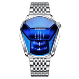 White-steel Blue Reloj de lujo by malltor sold by malltor