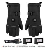A2 With 2pcs Battery Guantes de motocicleta impermeables + calentados by malltor sold by malltor