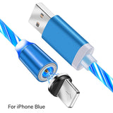 Blue For iphone Cargador magnético LED Luminiscente by malltor sold by malltor