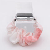 WhitePink Bandas scrunchie del Apple Watch by malltor sold by malltor