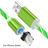 Green For iphone Cargador magnético LED Luminiscente by malltor sold by malltor