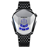 Black-steel White Reloj de lujo by malltor sold by malltor
